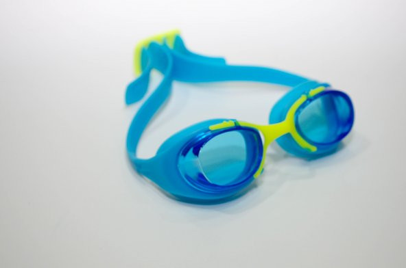 Çocuk Yüzücü Gözlüğü - S Boy - Mavi / Sarı Nabaiji Meridyendukkan