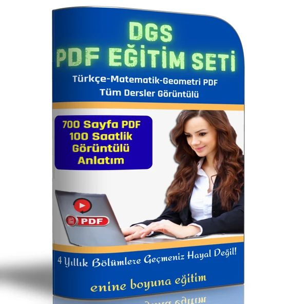DGS Hazırlık Eğitim Seti (700 Sayfalık PDF Kitabı)