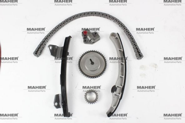 MAHER/ZJ0112201/EKSANTRİK ZİNCİR SETİ MAZDA 3 03-13 / MAZDA 2 10=> (6 PARÇA) - 1