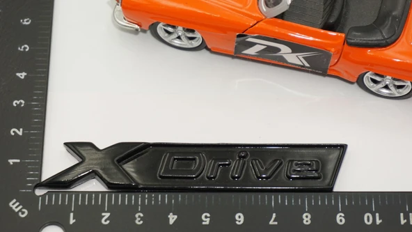 DK Tuning X Drive Yeni Nesil Siyah Bagaj Logo Arma Bmw ile Uyumlu - Resim 2