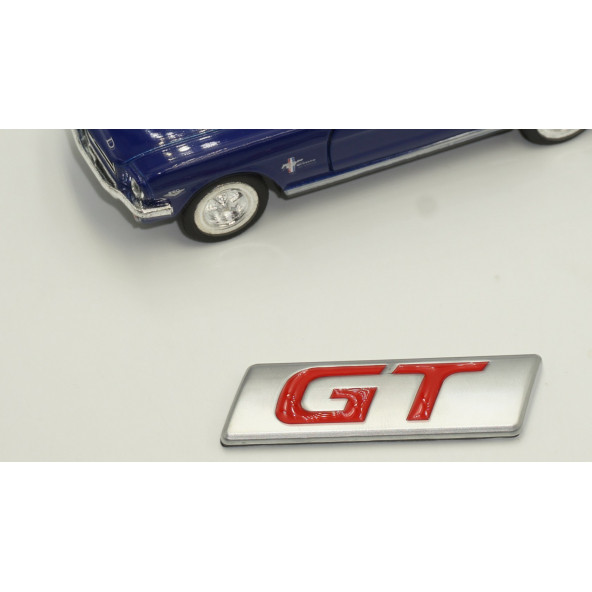 Ford Mustang GT Bagaj Metal Yazı Logo Amblem - 3