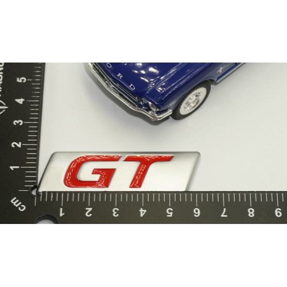 Ford Mustang GT Bagaj Metal Yazı Logo Amblem - 5