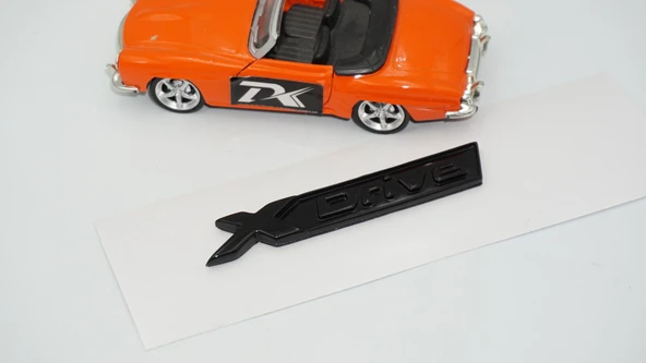 DK Tuning X Drive Yeni Nesil Siyah Bagaj Logo Arma Bmw ile Uyumlu - Resim 3