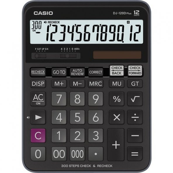 Casio DJ-120D Plus Hesap Makinesi Masaüstü 12 Hane GKE - 2