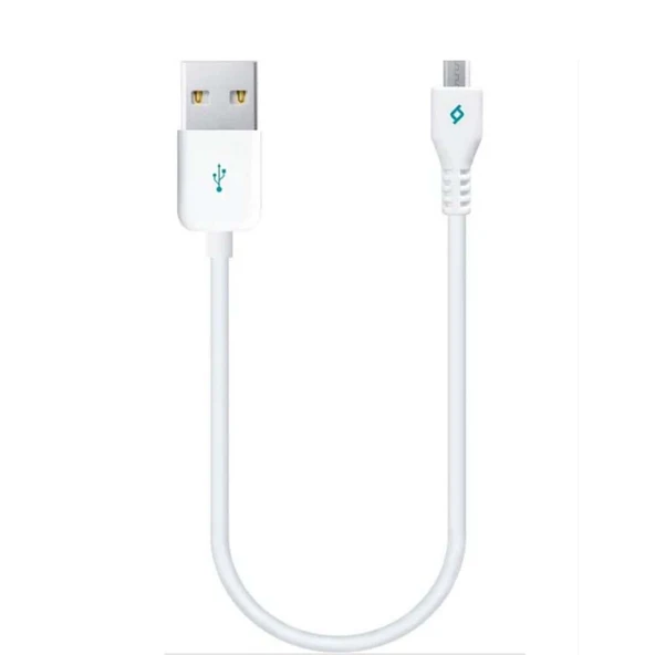 Ttec MiniCable Micro USB Kablosu 30cm Beyaz 2DK7513B - Resim 2