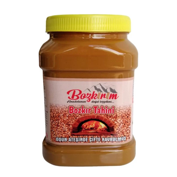 Bozkırım Bozkır Tahini Kepeksiz Tahin Plastik Kutu 935 Gr