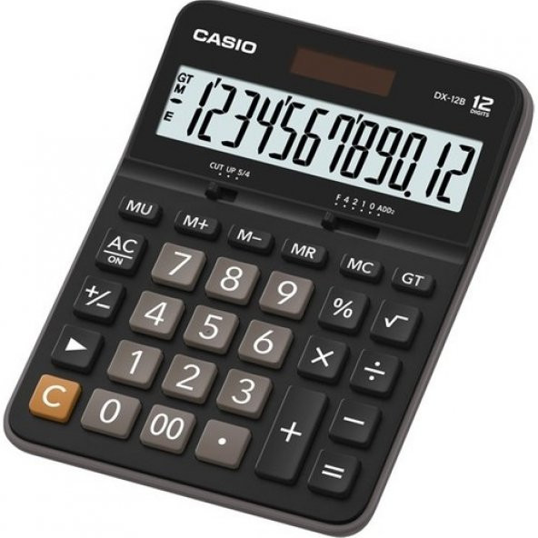 Casio DX-12B-BK 12 Hane Masaüstü Hesap Makinesi GKE - 1
