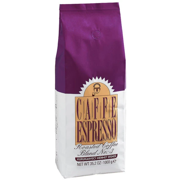 Mehmet Efendi No:3 ROASTEDBLEBD ESPRESSO 1000GR Çekirdek Kahve - 2
