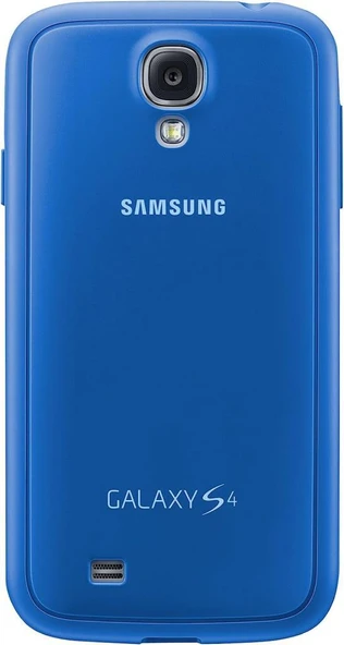 Samsung i9500 Galaxy S4 Orjinal Protective Cover - Mavi EF-PI950BCEGWW - Resim 2