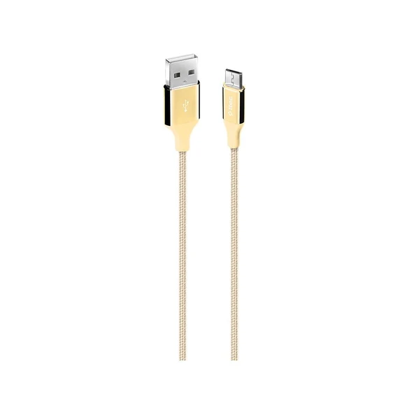 Ttec AlumiCable Micro USB Kablo Gold 1.20 cm - 2DK11A - Resim 4