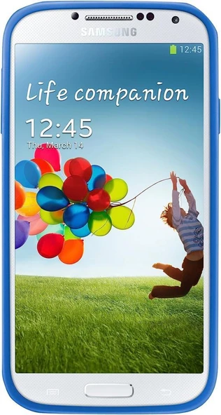 Samsung i9500 Galaxy S4 Orjinal Protective Cover - Mavi EF-PI950BCEGWW - Resim 5