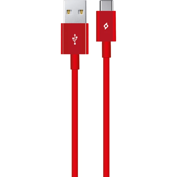 Ttec Type-C Kablo Kırmızı 1.20cm - 2DK12K - Resim 2