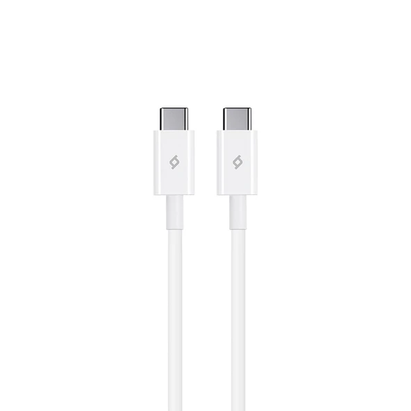 Ttec Type C to Type-C 120cm  Şarj Data Kablosu Beyaz - 2DK36B - Resim 2