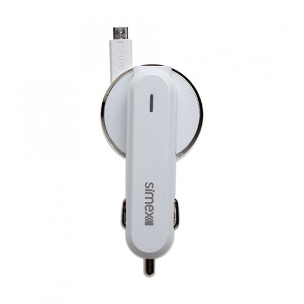 Simex Micro USB Araç Şarj Aleti 3.1A Kırılmaz Garantili Kablo