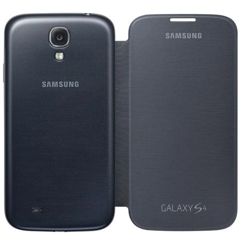 Samsung i9500 Galaxy S4 Orjinal Flip Cover Kılıf - Siyah EF-FI950BBEGWW - Resim 4