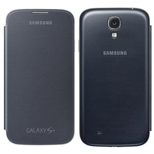 Samsung i9500 Galaxy S4 Orjinal Flip Cover Kılıf - Siyah EF-FI950BBEGWW - Resim 3