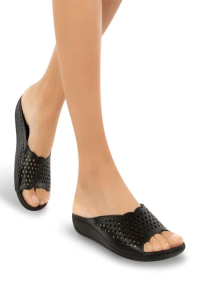 Muya Flynn 31126-001 Anatomik Taban Kadın Terlik Siyah 36-40