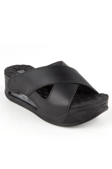 Muya Penelope 31210-001 Air Max Anatomik Taban Kadın Terlik Siyah 36-40 - Resim 2