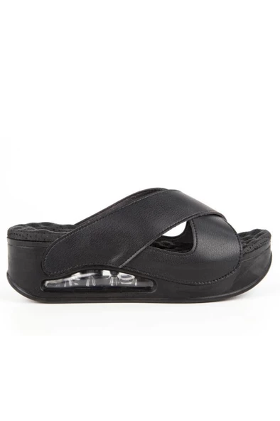 Muya Penelope 31210-001 Air Max Anatomik Taban Kadın Terlik Siyah 36-40 - Resim 3