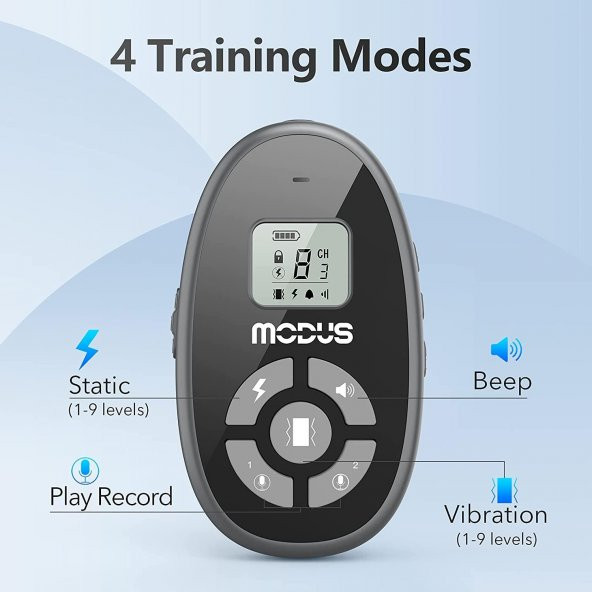 MODUS 4 Modlu Ultrasonic Eğitim Tasması - 3
