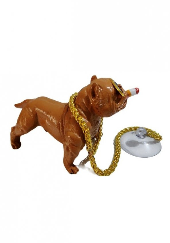 NKT GROUP Kahverengi Pitbull Oto Dekor Torpido Süsü - 5
