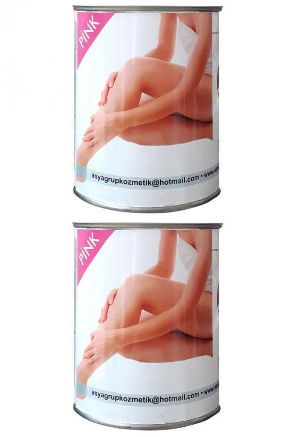 Asia Konserve Ağda-Pink-Pembe-Pudralı 800 Ml. (2 Adet) - 2