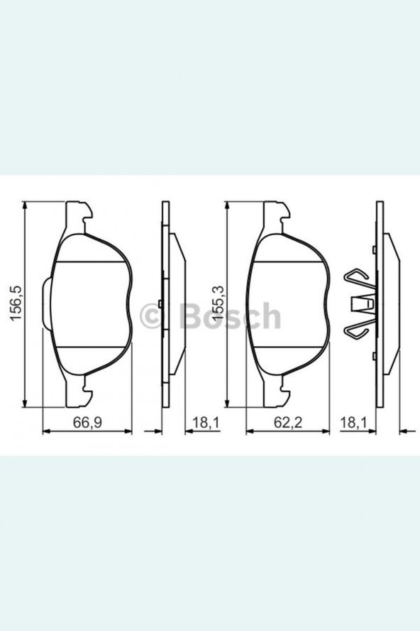 BOSCH 0986495215 0986TB2877 FOCUS CMAX 03- ON DISK BALATA - 2