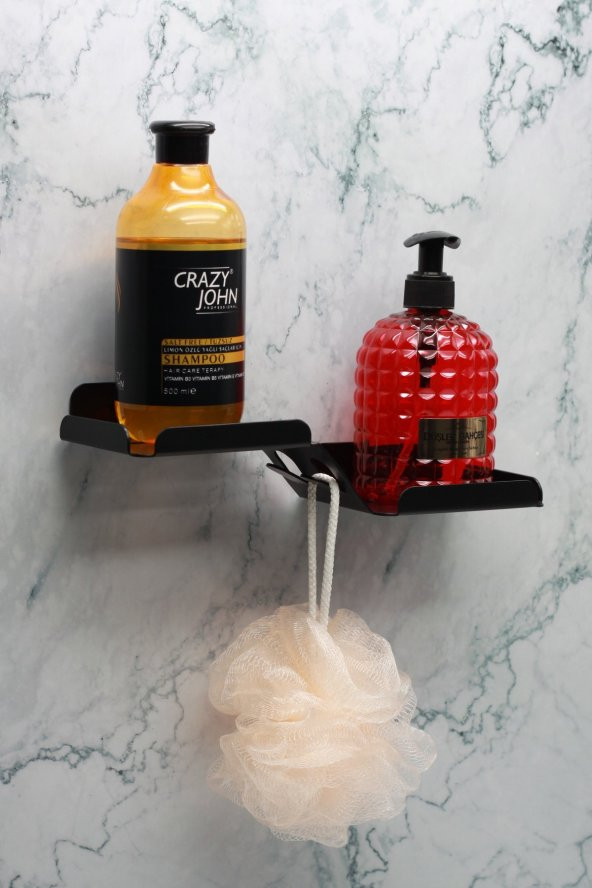 Dekoratif banyo düzenleyici, Banyo rafı, Banyo şampuan rafı, Banyo organizer - 4