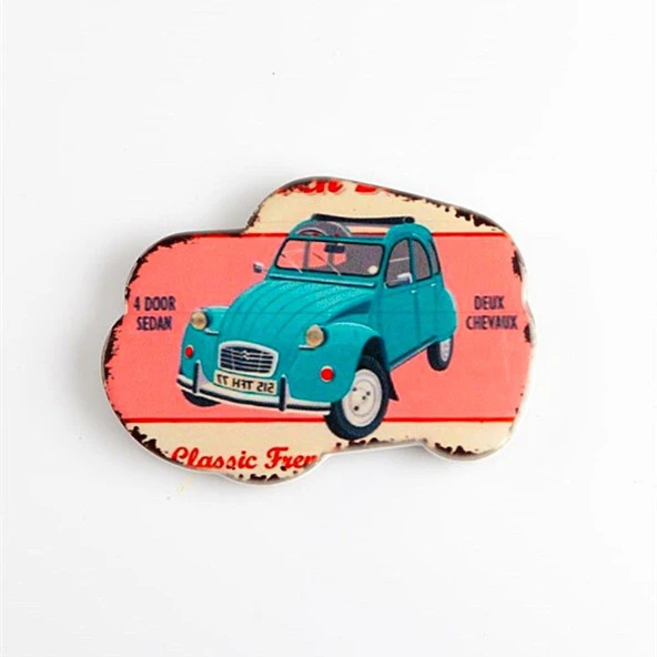 Buzdolabı Magneti Deux Chevaux Klasik Otomobil ürün görseli
