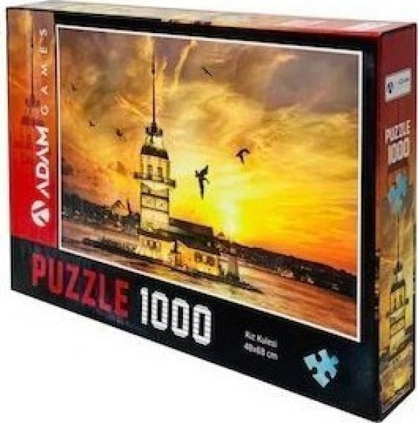 Adam Games 1000 Parça Kız Kulesi Puzzle 0023
