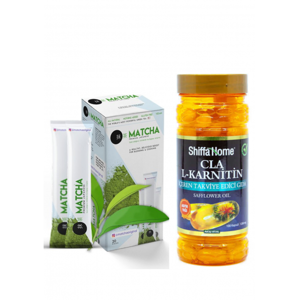 Original Matcha Antioxidant Premium Detox Tea  Safflower Oil Softgel 1000 mg 100 softgels