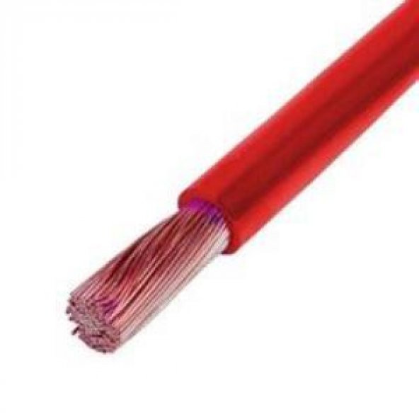 NYAF Montaj Kablosu 0.50 mm - Kırmızı