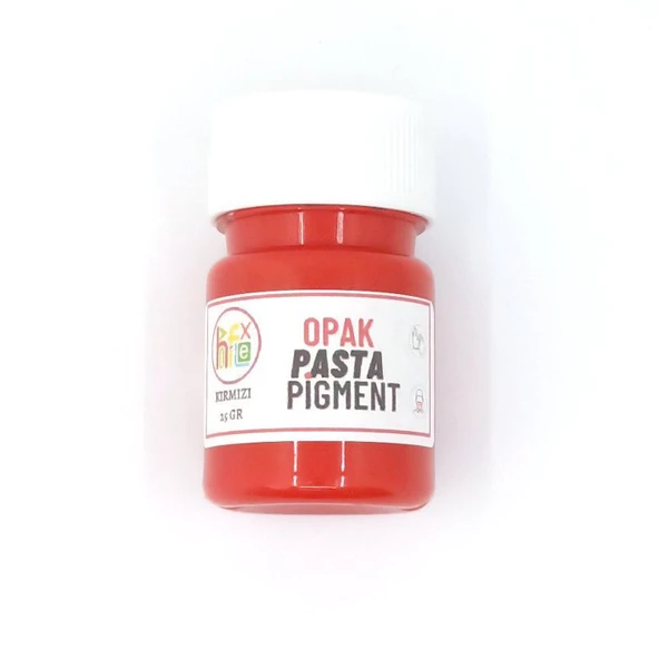 EPOKSİ REÇİNE OPAK PASTA PİGMENT BOYA KIRMIZI RENK 25 GR ürün görseli 1