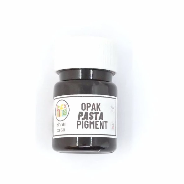 EPOKSİ REÇİNE OPAK PASTA PİGMENT BOYA SİYAH RENK 25 GR ürün görseli 1