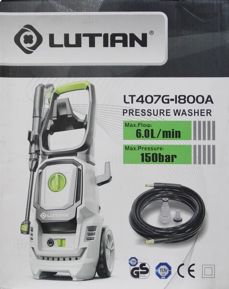 Lutian LT407G-1800A Yıkama Makinası Elektrikli 1800W 150Bar - 2