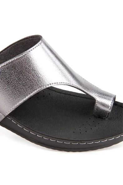 Muya Ara 31163-753 Anatomik Taban Parmak Arası Kadın Terlik Kurşun 36-40 - Resim 3