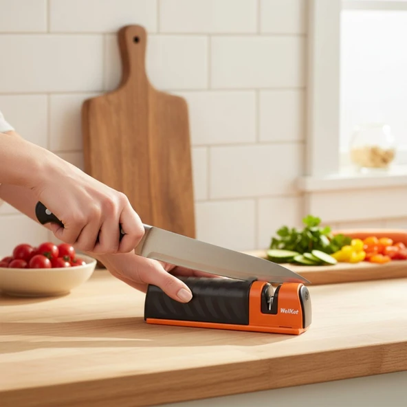 Welkut WS40 Balta Bıçak Bileme Aparatı – Seramik Taşlı Profesyonel Bileme Çözümü - Resim 2