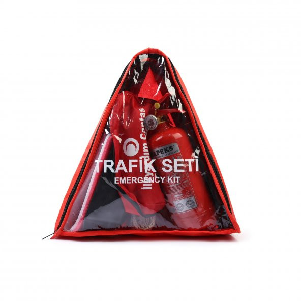 Kkdavm Üçgen Trafik ve İlk Yardım Seti Ekonomik Karayollarına Uygun Trafik Seti - 3