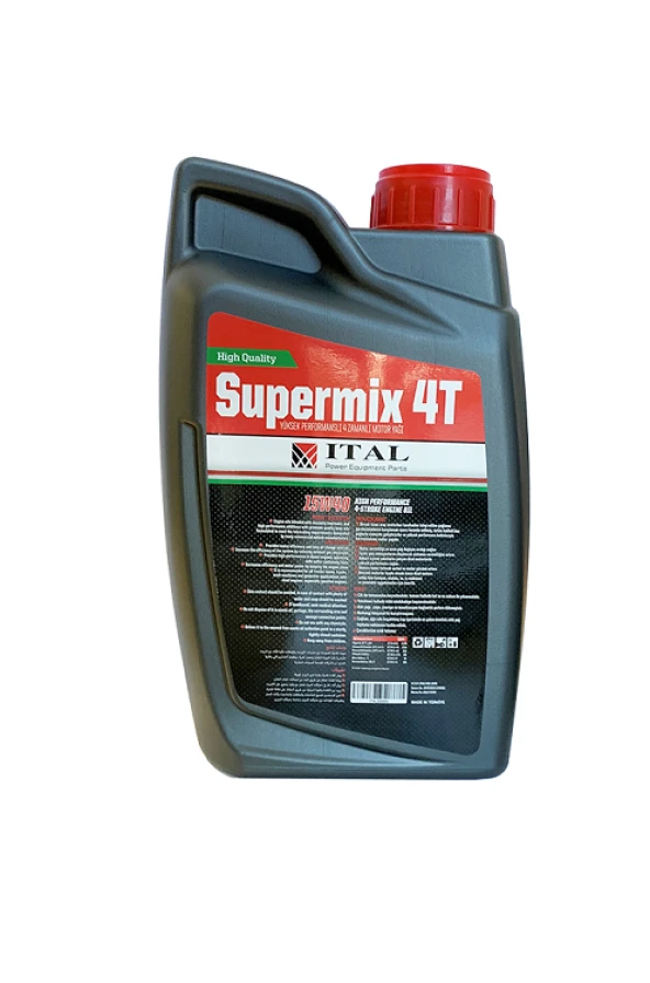 Ital Motor Yağı Süpermix 4 Zamanlı 1 Litre (15W-40) - 2