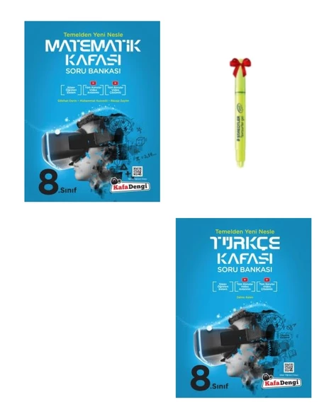 LGS 8.Sınıf Matematik ve Türkçe Kafası Soru Bankası