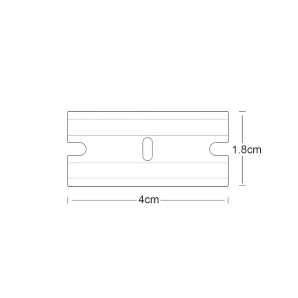Ekran Oca Temizleme Plastik Jilet (100 Lü Paket) - 2