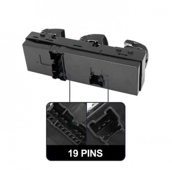 GPR AUTO PARTS NİSSAN NAVARA CAM DÜĞMESİ ANAHTARI SOL DÖRTLÜ 2016-2020 - 4