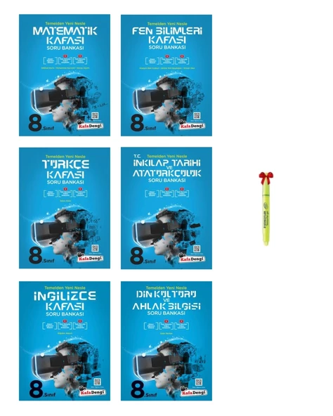 LGS 8.Sınıf Soru Bankası Full Set (6 kitap)