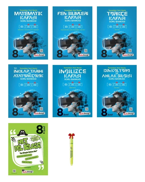 LGS 8.Sınıf Soru Bankası Full Set (7 kitap)