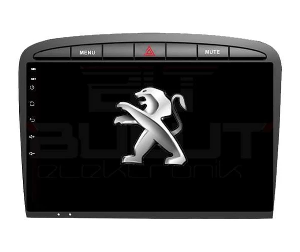 Peugeot 308 Android Multimedya Sistemi  (2008-2013) 2 GB Ram 16 GB Hafıza 8 Çekirdek Navigatör