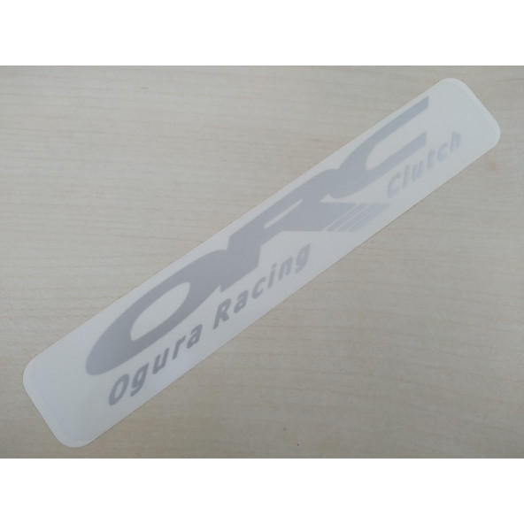 ORC Ogura Racing STİCKER 17x3cm ORC Sport Yazı Ogura Racing YAZISI - Ogura Racing ETİKETİ - Ogura Racing ÇIKARTMASI