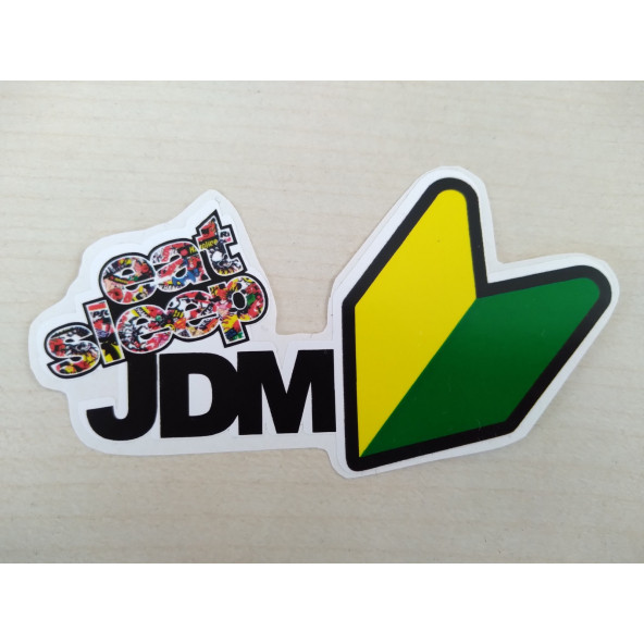 JDM STİCKER 9,5x4,5cm JDM ARMASI - JDM LOGOSU - JDM ETİKETİ - JDM ÇIKARTMASI ürün görseli