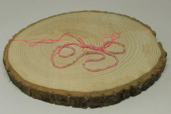 Pembe Opal Taşı Dizi 2mm ürün görseli