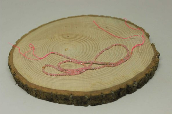 Pembe Opal Taşı Dizi 2mm - Resim 2