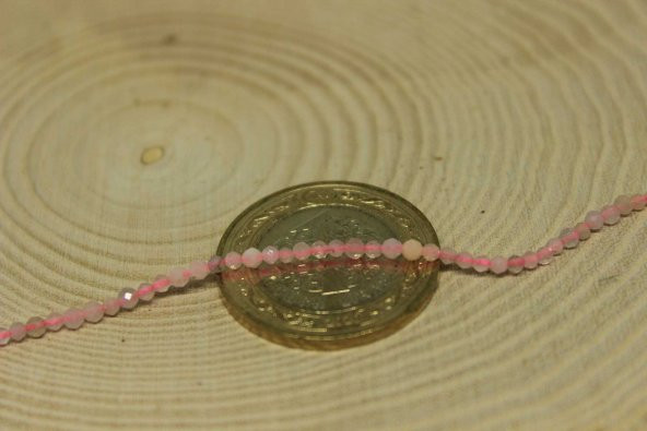 Pembe Opal Taşı Dizi 2mm - Resim 3